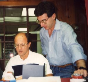 Tucson -Arizzona 1992 - Il Prof. James VADEN e l'allievo A. Caprioglio