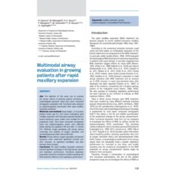 Multimodal airway evaluation in growing patients after rapid maxillary expansion