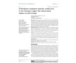 Orthodontic treatment need for adolescents in the Campania region: the malocclusion impact on self-concept