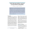 A pilot study about emotional experiences by using CFSS-DS in young patients