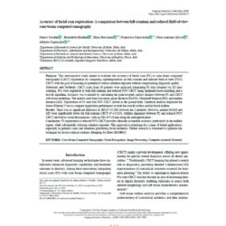 Accuracy of facial scan registration: A comparison between full-cranium and reduced field-of-view cone-beam computed tomography